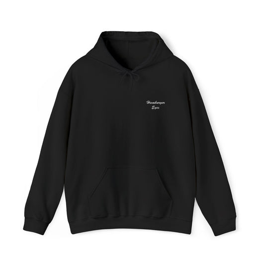 Embroidered Black Hoodie