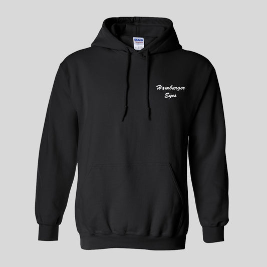 Embroidered Black Hoodie